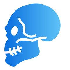 skull Gradient icon