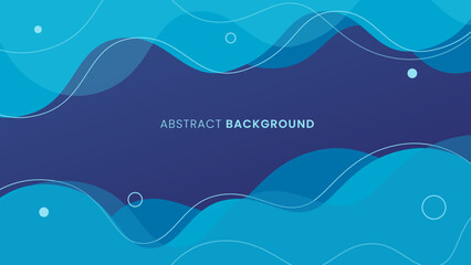 abstract wave blue background