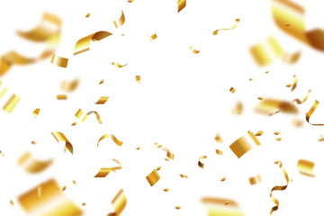 gold ribbon splash background