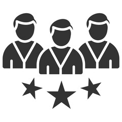 Leadership Glyph Icon