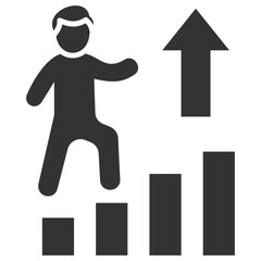 Motivation Glyph Icon