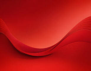 Abstract red background with a wave. Vector illustration Abstract red wave background.
