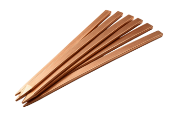 Copper-phosphorus solder sticks for brazing copper pipes in plumbing.