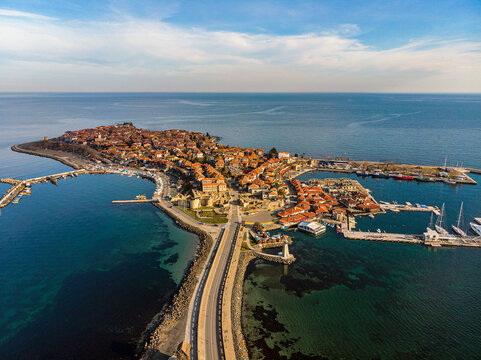 Rocky peninsula on the Black Sea, the more than 3,000 year old site of Nessebar. UNESCO came to include Nesebar in its list of World Heritage Sites.	