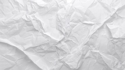 Fototapeta premium Subtly Wrinkled White Paper Texture - Clean Minimal Background