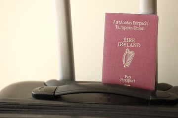 Ireland Passport Touristic Baggage Luggage