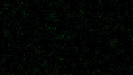 Electronic Chips with Particles Light random running Overlay Effect Background
