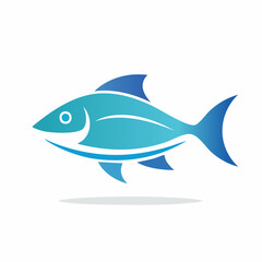 Obraz premium Stylized aquatic creature illustration with streamlined and gradient design