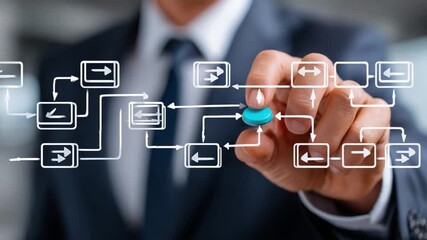 Business Process Optimization: A sharp professional, expertly charts the course, employing innovative strategies to streamline workflows and amplify business efficiency.