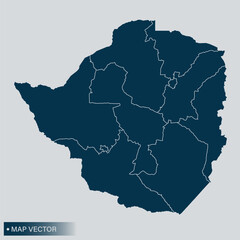 Zimbabwe map