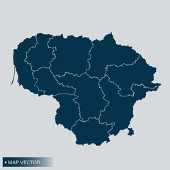 Lithuania map