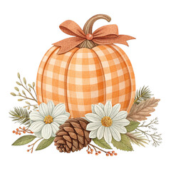 Cozy Fall Pumpkin PNG Clipart, Transparent Background | Autumn Watercolor Pumpkins for Halloween Stickers, Thanksgiving Sublimation & Digital Art Prints