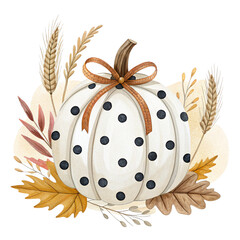 Cozy Fall Pumpkin PNG Clipart, Transparent Background | Autumn Watercolor Pumpkins for Halloween Stickers, Thanksgiving Sublimation & Digital Art Prints