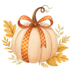 Rustic Autumn Pumpkin Clipart PNG, Transparent Background | Fall Watercolor Pumpkins for Halloween Crafts, Sublimation & Digital Prints