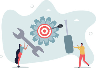 Effective development, management and business process control .life and employment of people.