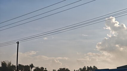 time lapse of clouds over the city