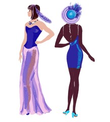 Untitled Artwork girls bluer fashion