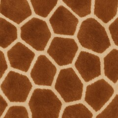 Obraz premium High Fidelity Giraffe Skin Pattern Texture Close-Up