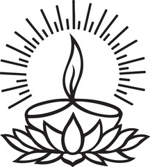 vector illustration of a flower