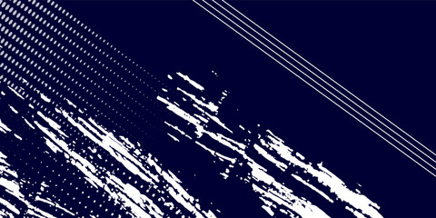 Dots halftone white \u0026 blue color pattern gradient grunge texture background. Dots pop art comics sport style vector illustration