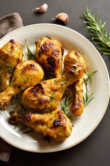 Crispy baked chicken drumsticks