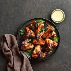 Bbq chicken wings