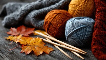 Fall Knitting: Embracing Autumn With Cozy Knitting Needles And Luxurious Yarn To Create The Perfect Autumn Wardrobe Essentials.