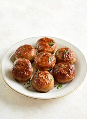 Minced pork and beef cutlets