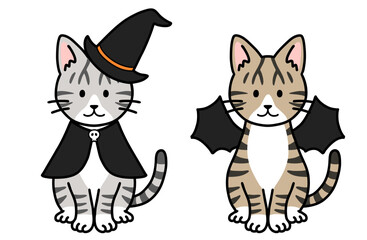 ハロウィンコスチュームの猫・ネコ・ねこ