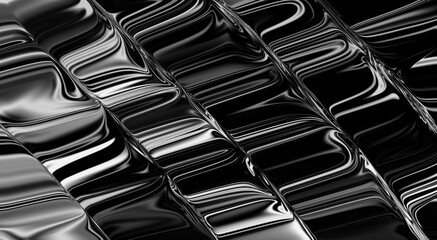 Black and white liquid background Gradient Color Blur Abstract illustration art