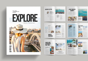 Travel Magazine Layout