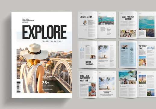Travel Magazine Layout