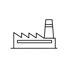 Factory Icon Illustration