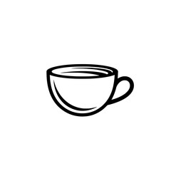 Minimalist Coffee Cup Illustration 