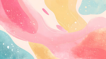 Fototapeta premium Dreamy soft pastel abstract gradient