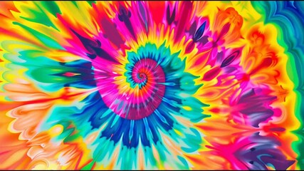 Kaleidoscopic Swirl: A vibrant burst of colors creates an immersive display of artistic expression, a swirling vortex of hues that beckons the viewer into a visual spectacle. - Powered by Adobe