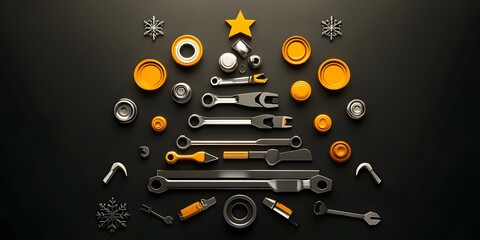 Tool Christmas tree.