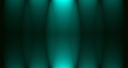 Abstract teal light background with glowing spotlight effect and smooth gradient texture. Ideal for use in digital design, stage lighting themes, modern presentations, and creative web templates.