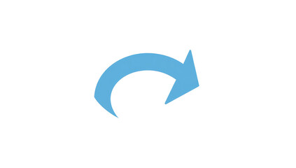 Light-blue curved arrow pointing left