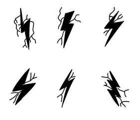 transparent lightning icon