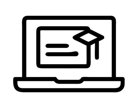 Online education platform displaying certificate