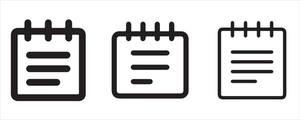 Never miss a deadline with these simple calendar icons, perfect for reminders and schedule management in your next project