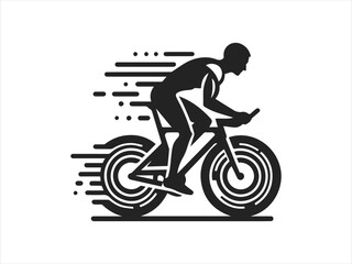 Obraz premium Fitness Cycle vector logo design