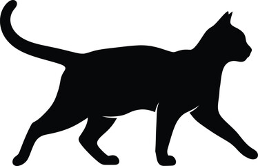 cat icon Vector illustration silhouette 