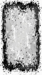 Abstract dirty grunge texture, black border, distressed, splatter, artistic background