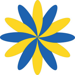 blue yellow blossom.eps