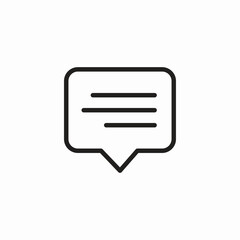 speech bubble icon icon sign vector