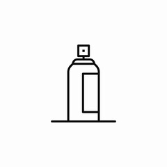 deodorant spray can icon sign vector