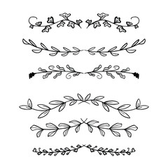 Decorative Floral Divider and Border Collection