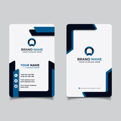 Vertical Business card Design vector